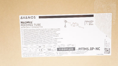 Avanos PFTM5.0P-NC NeoMed Feeding Tube w/ENFit Connector 5.0Fr 60cm- Box of 13